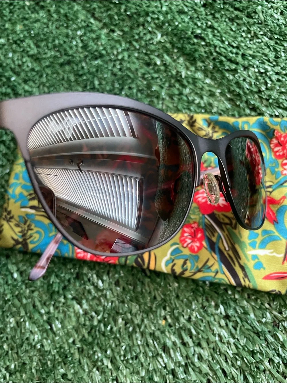 Maui Jim Popoki MJ729-02S Purple Tortoise Polarized Sunglasses 54-18-135 Italy